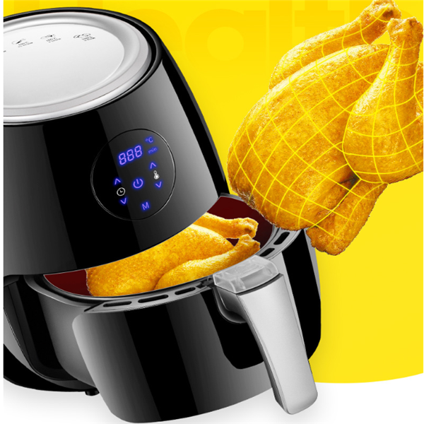 ELPIS Smart Air Fryer 4L Oven without Oil Digital Control